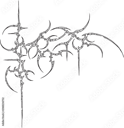 Cybersigilism Tribal Tattoo