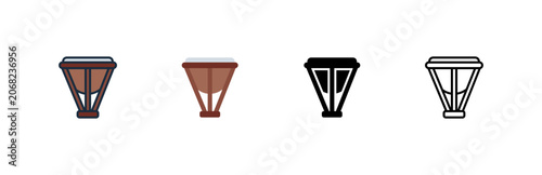 Fotografía Timpani Drum Icon Orchestra Classical Music Multi Style Set