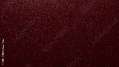 Maroon leather texture close up detailed surface and grain pattern