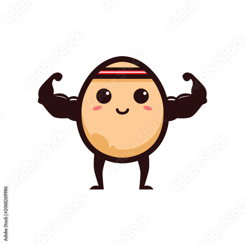 strong, high-protein, muscle-bodied eggs