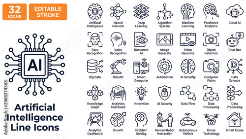 Foto Business Transformation icon set