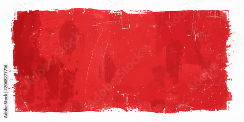 Foto red grunge paint brush strokes background texture illustration design banner spl