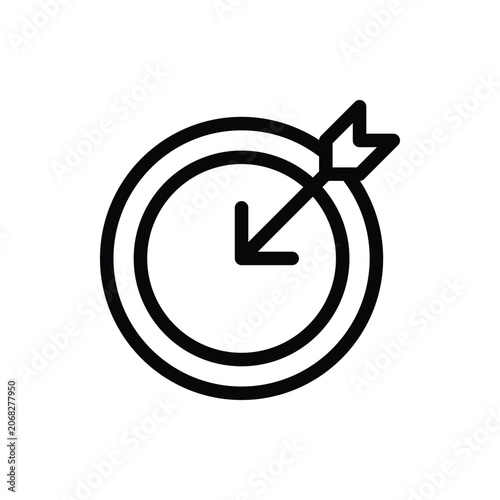 Goals Outline Icon