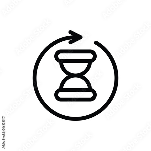 Waiting Outline Icon
