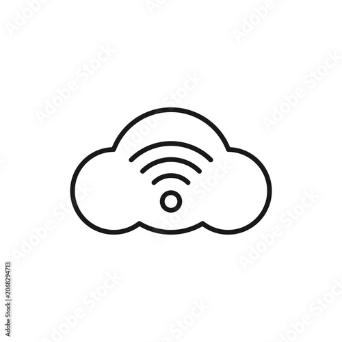Cloud technology logo icon