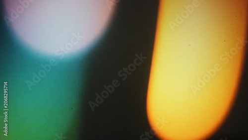 Abstract multicolor bokeh light effect