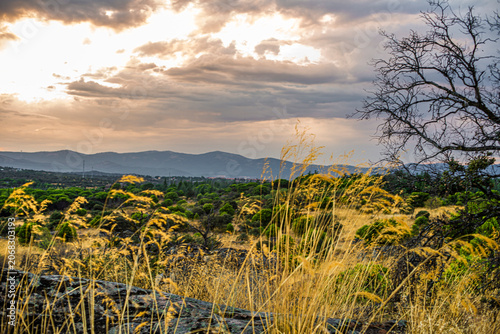 Sunset, Madrid, Spain, Parquelagos Torrelodones, Sierra Noroeste, Navacerrada, Europe