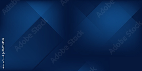 Modern black dark navy blue silver abstract pattern background. Geometric shape. Line triangle angle fold polygon simple