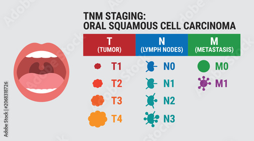 Squamous Cell Carcinoma Oral Staging TNM