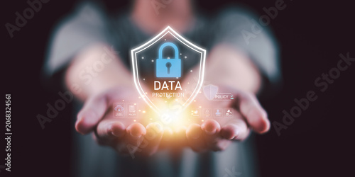 Konstfotografi Cybersecurity specialist safeguarding sensitive data through advanced data prote
