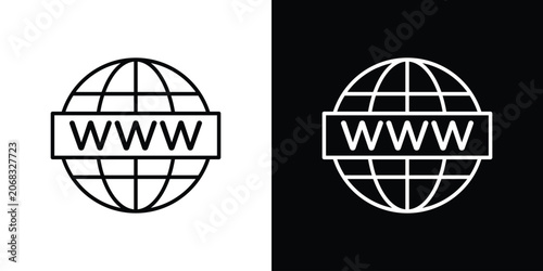 Foto Domain icon for web or mobile apps. EPS10
