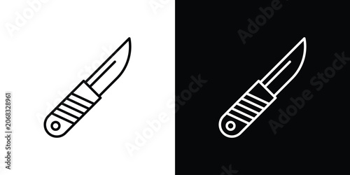 Quadro su tela Scalpel icon for web or mobile apps. EPS10