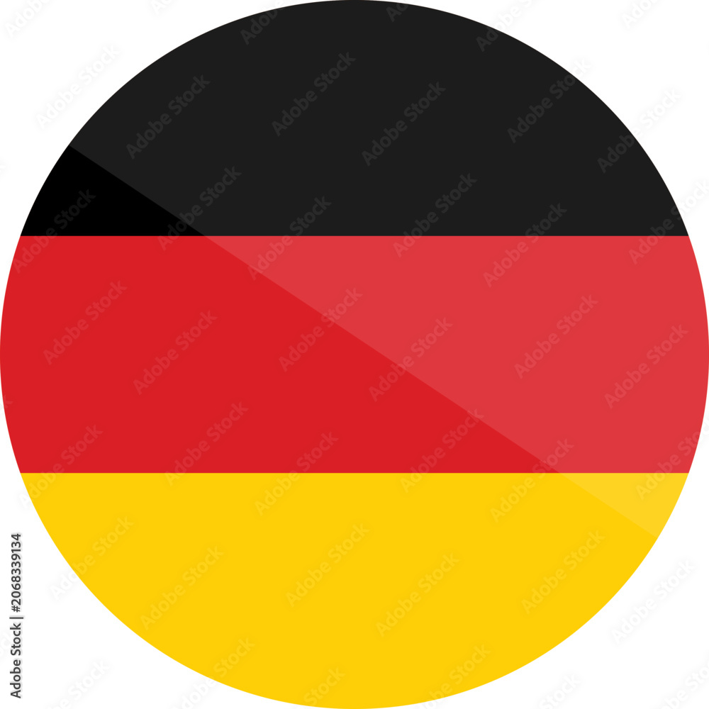 Fototapeta premium german flag waving, german flag looping animation, flag of germany