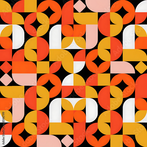 abstract seamless pattern with stars