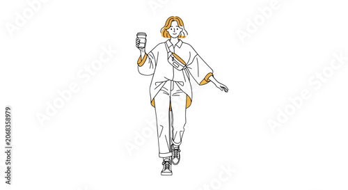 Female Doctor Holding Stethoscope and Clipboard.
