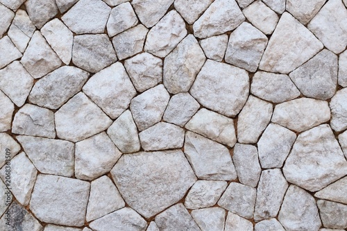 close up of gray stone wall for background.