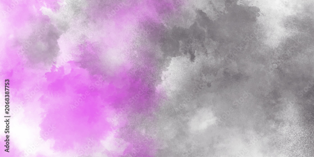 Fototapeta premium light red, pink shades watercolor background. light pink and white colors background for design subtle color. Soft pink grunge background frame plane sky view with stars6993