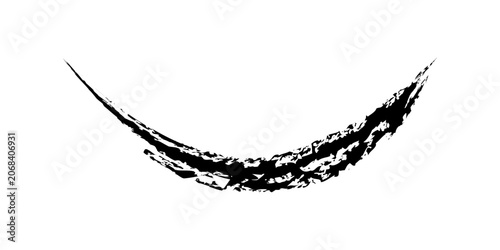 Tablou pe pânză Brush touch material, ink splash, handwritten texture, texture material, rough l