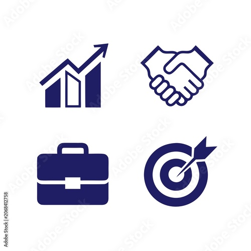 real estate icon set