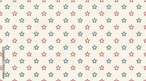 Pattern of Small Stars on Light Background for Design.