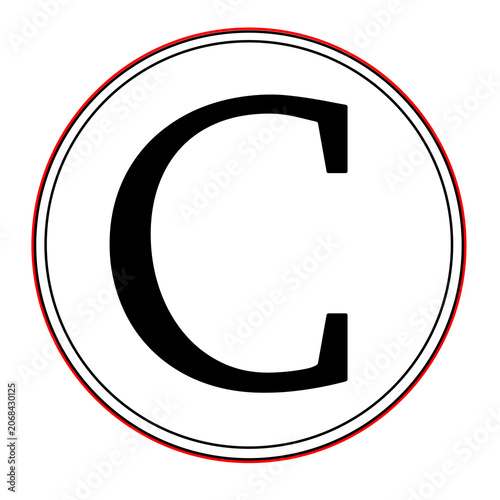 abcd letters pattern design