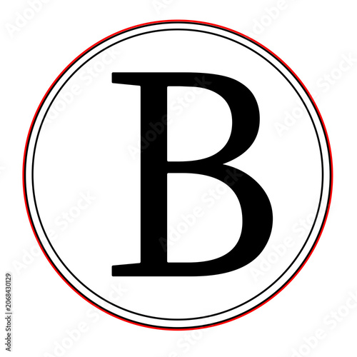 abcd letters pattern design