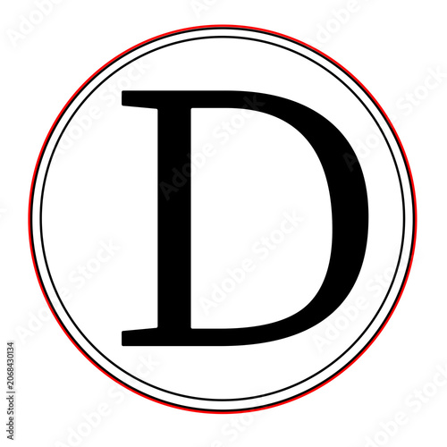abcd letters pattern design