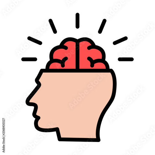 Obraz na plátne Mental Icon
