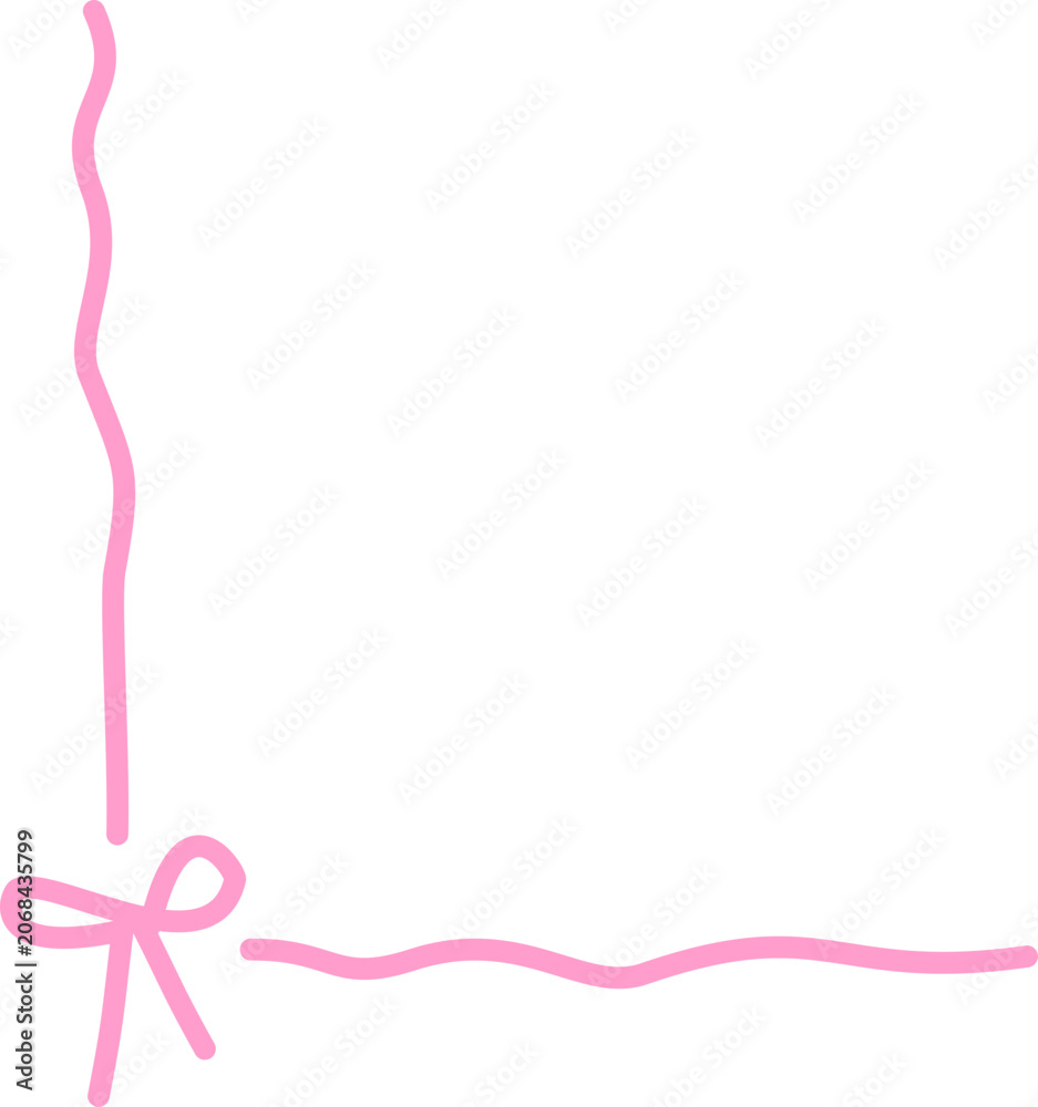 Fototapeta premium Pink Coquette Decoration
