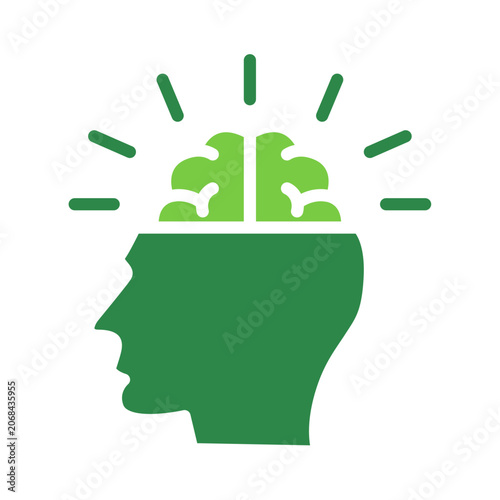 Obraz na plátne Mental Icon