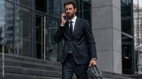 Business Executive on the G...