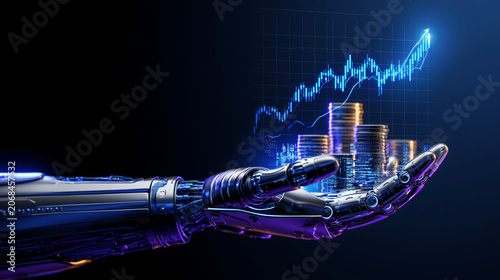 Robotic Hand Holding Stack ...