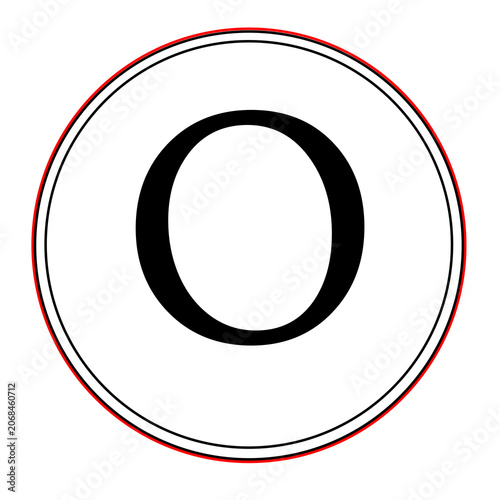 abcd letters pattern design
