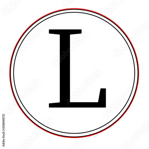 abcd letters pattern design