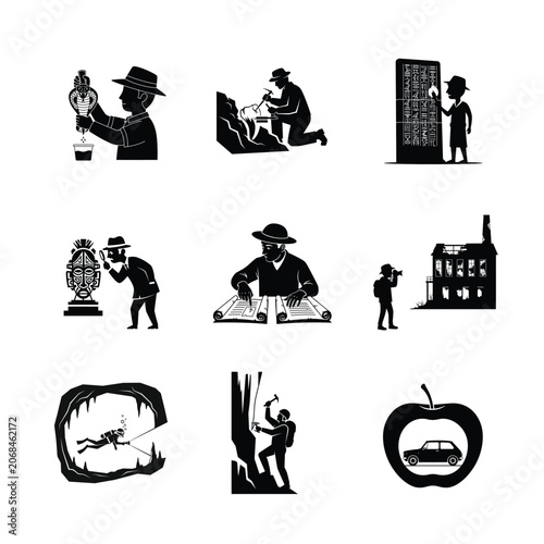 Urban Living and Metropolitan City Silhouettes Skyscraper Buildings City Residents and Downtown Atmosphere