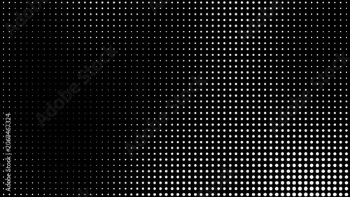 Halftone dots background ,Halftone gradient. Dotted gradient, smooth dots spraying and halftones dot background seamless horizontal geometric pattern vector template set