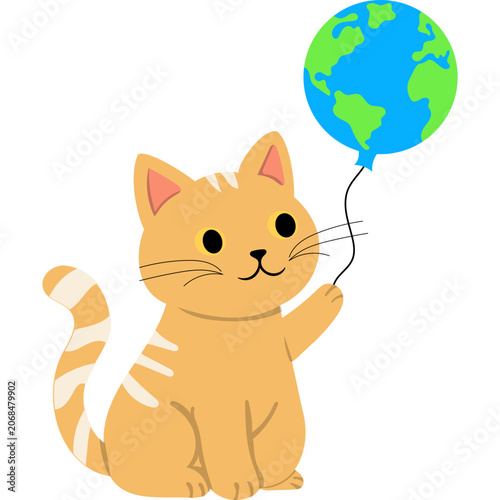 World Cat Day Illustration