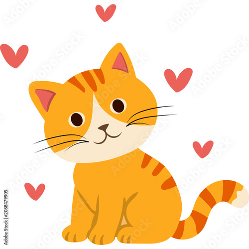 World Cat Day Illustration