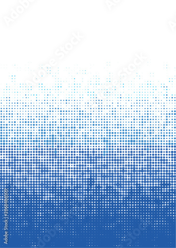 abstract blue mosaic background, colour vector abstract halftone background with grunge dots, modern cover layout design