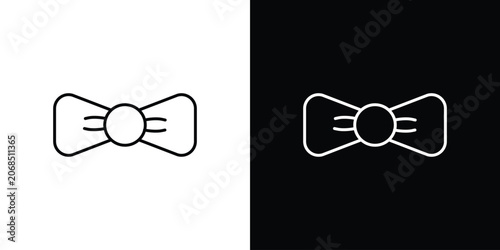 Принти на полотні Bow Tie icon bundle for website projects