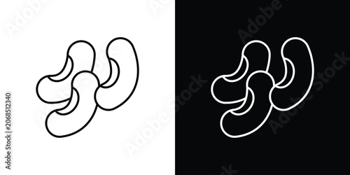 Photos Kidney plant bean icon bundle for website projects