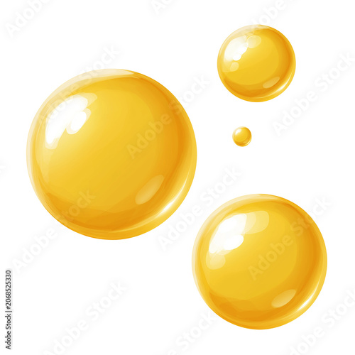 Golden Oil Drop Bubble Serum Element