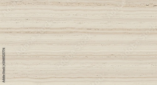 Seamless beige travertine stone texture with horizontal veining