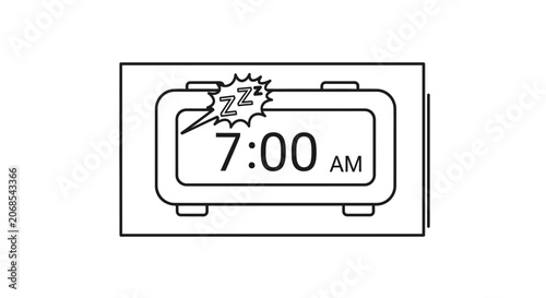 Alarm Clock Rings 7 AM, Waking Up, Early Morning, Sleepy Time, Zzz Sound