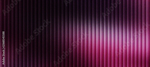 Abstract purple corrugated metal texture, dark violet industrial wall background with vertical lines and soft light reflections, metallic ribbed surface for modern architectural design use.