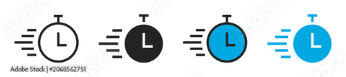 Fotografie fast delivery timer icons