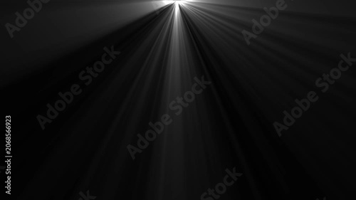 Gold Volume Light in the Dark Seamless. Realistic golden sun flare with starburst rays moving
sun shining light optical lens flare effect with rotating sunlight rays on green background 