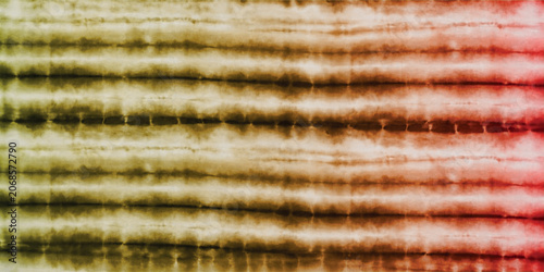 Photos Horizontal Shibori Tie Dye Texture Background in Yellow and Red Gradients