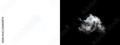 Photos Dramatic White Cumulus Cloud on Black Background