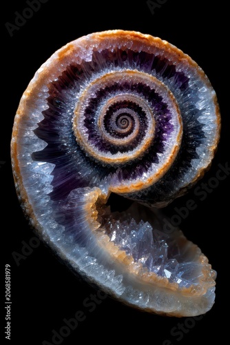 Macro Spiral Geode